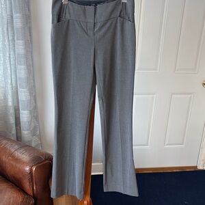The Limited Gray Boot-Flare Dress Pants